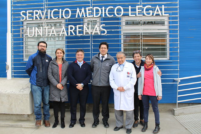 JEFE DE SISTEMA NACIONAL DE REGISTROS DE ADN DEL SERVICIO MÉDICO LEGAL VISITÓ MAGALLANES