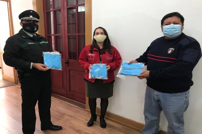 Entrega Donación Mascarillas Afta 1