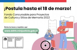 Fondo Concursable proyectos de cultura y sitios de memoria 2022 TW 2