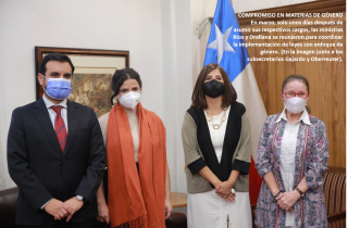 MINISTRAS RÍOS Y ORELLANA